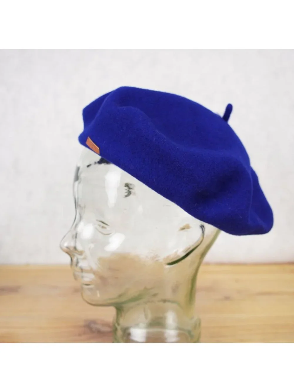 Elosegui 1858 Basque Beret Txapela 100% Merino Wool Waterproof Blue Spain Made